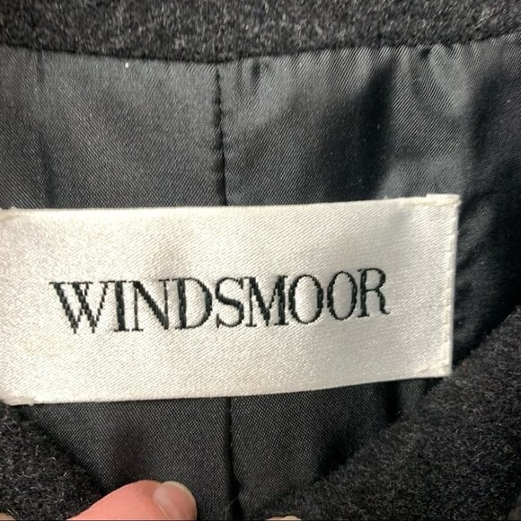 Windsmoor Grey Wool Cashmere Blend Mid length Coat - Picture 9 of 13